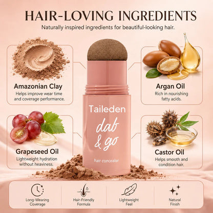 10-Second Hair Concealer Cover Grays. Fill Thin Areas. Perfect Your Hairline.