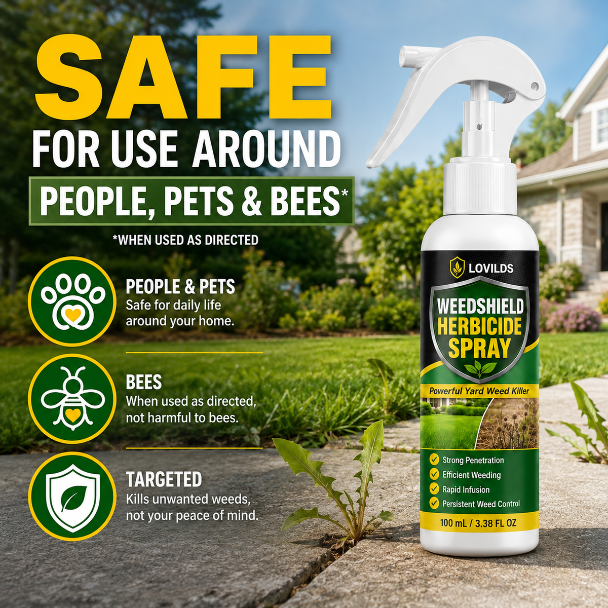 🌿🔥Fast-Acting Weed & Grass Killer Spray – Visible Results in Hours
