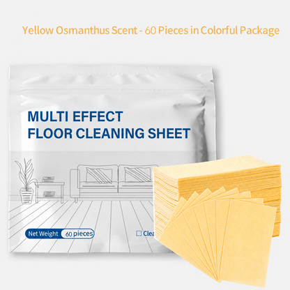 Multi-Effect Floor Cleaning Sheets 60-Pieces