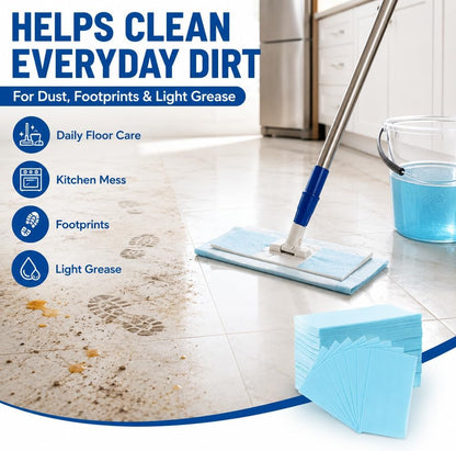 Multi-Effect Floor Cleaning Sheets 60-Pieces