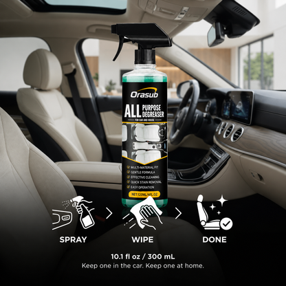 Multipurpose Foam Cleaner Spray - Heavy Duty Stain Remover for Car Interiors & Home Surfaces