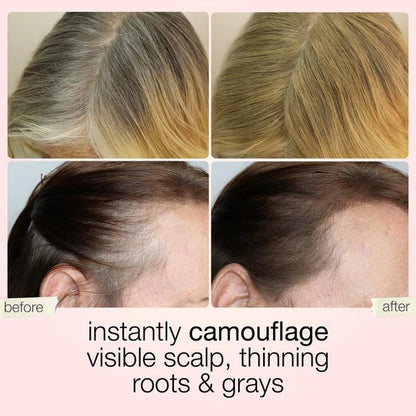 10-Second Hair Concealer Cover Grays. Fill Thin Areas. Perfect Your Hairline.