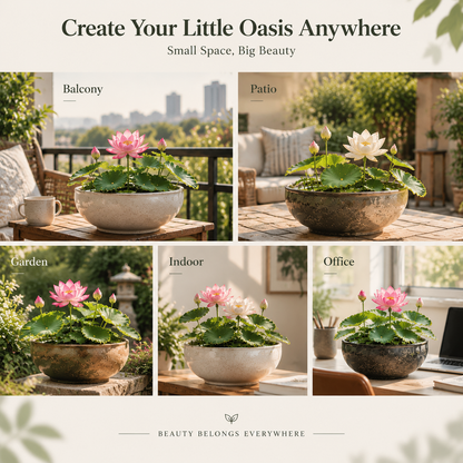 Grow Your Own Mini Lotus Garden | Mixed Color Bowl Lotus Seeds