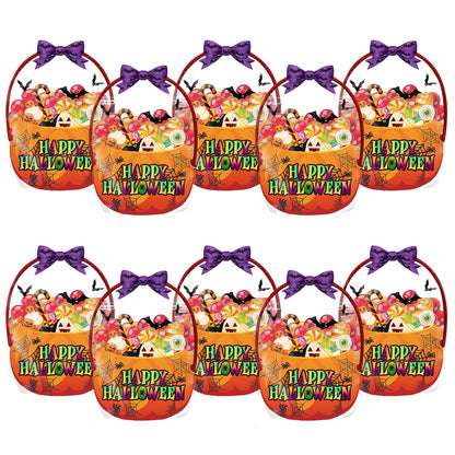 📢📢40% OFF !! ⏰Halloween Transparent Pumpkin Favor Bags