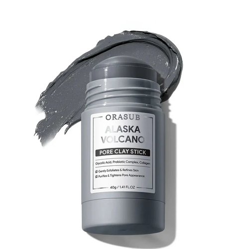 🔥 Last day! 60% ORASUB Alaska Volcano Pore Clay Stick Cleansing Blackhead Remover Face Mask Stick