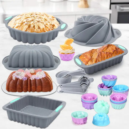 🔥25/46/71-Piece Silicone Baking Set