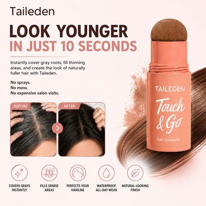 10-Second Hair Concealer Cover Grays. Fill Thin Areas. Perfect Your Hairline.