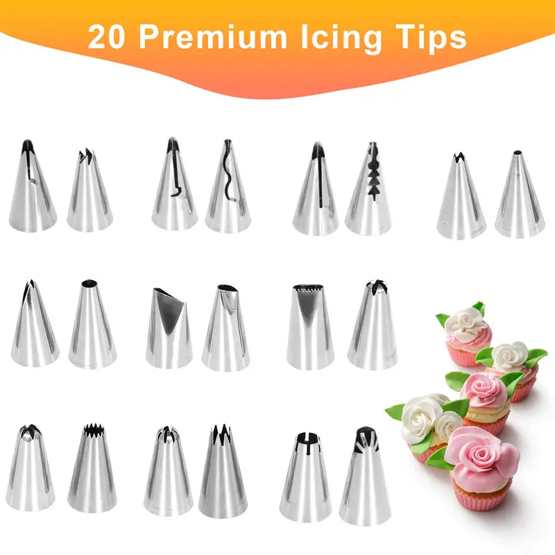 ✨UTEN 12-Inch 360° Rotating Aluminum Cake Turntable Decorating Kit