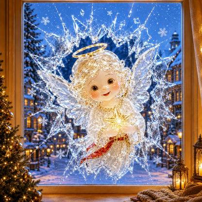 🎄 ✨Limited-Time Christmas Window Decals — 3D Shattered-Glass Effect