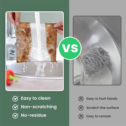 🔥12-Pack Double-Layer Metal Mesh Dish Cloths