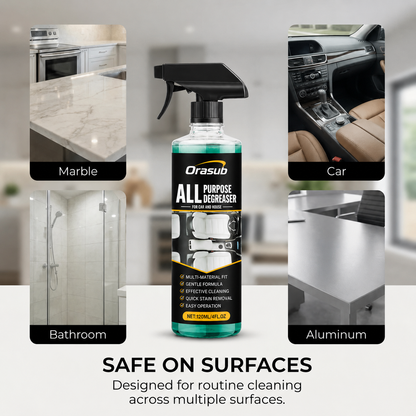 Multipurpose Foam Cleaner Spray - Heavy Duty Stain Remover for Car Interiors & Home Surfaces