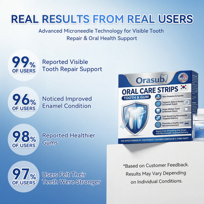 Orasub® Fast-Dissolving Oral Care Strips A Simple Daily Strip to Support a Fresher, Cleaner, Smoother-Feeling Smile