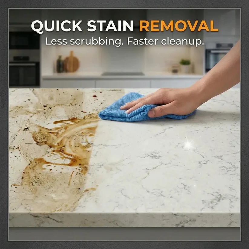 Multipurpose Foam Cleaner Spray - Heavy Duty Stain Remover for Car Interiors & Home Surfaces