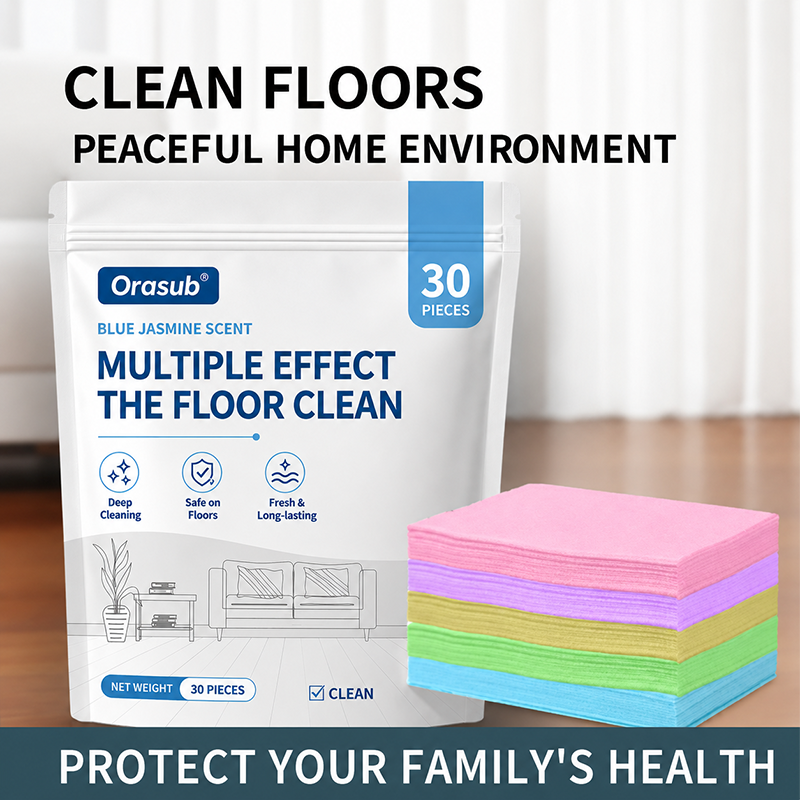 Orasub Multi-Effect Floor Cleaning Sheets 30-Pieces