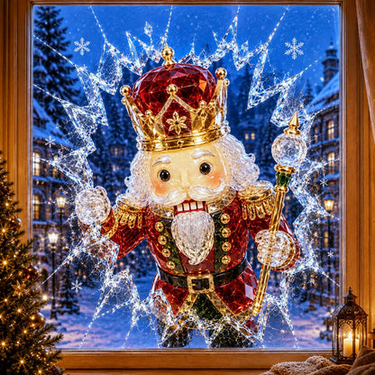 🎄 ✨Limited-Time Christmas Window Decals — 3D Shattered-Glass Effect
